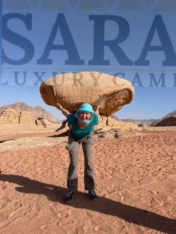 Sara Luxury Camp Hotell Wadi Rum Eksteriør bilde